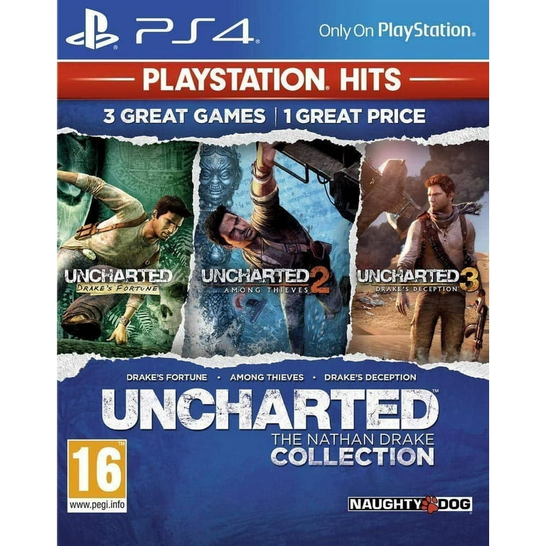 Uncharted The Nathan Drake Collection (PS4 / Playstation 4) 3 Great Games!  