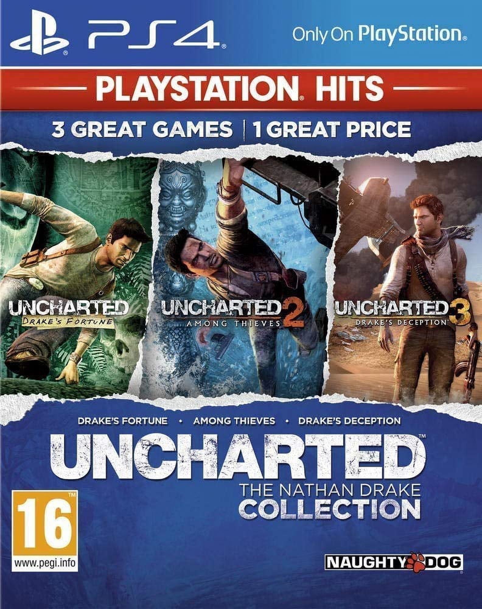 Naughty Dog, Uncharted The Nathan Drake Collection, PS4 Game