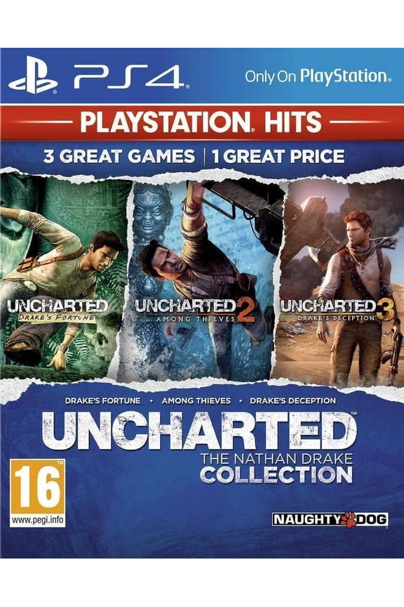 Uncharted The Nathan Drake Collection (PS4 / Playstation 4) 3 Great Games!