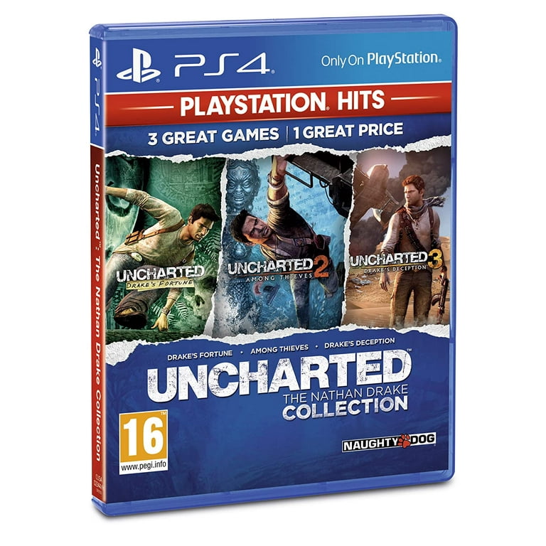 Great 3 / Collection Drake (Playstation Nathan Uncharted 4 Games! PS4) The