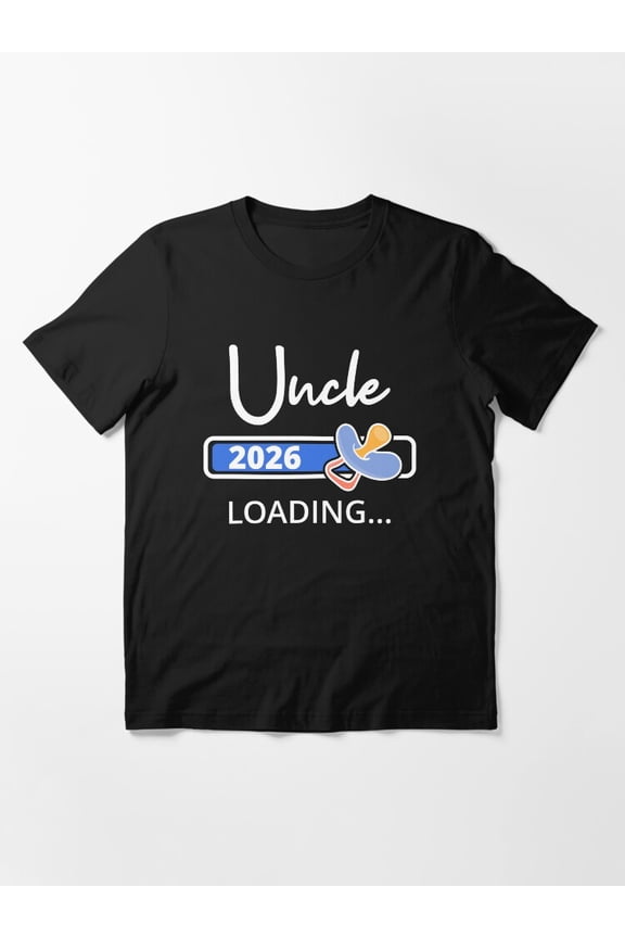 Uncle 2026 Loading Promoted To Uncle Pregnancy Announcement Gift Apparel Unisex T-Shirt up to Size 5XL