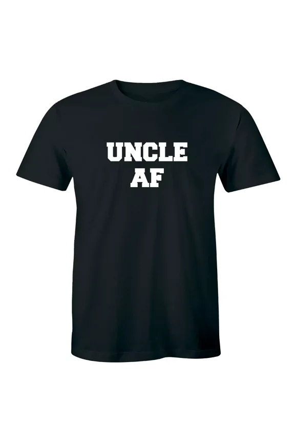 Uncle AF Men's T-Shirt Baby Announcement Reveal Soon To Be Uncle Gift for Him