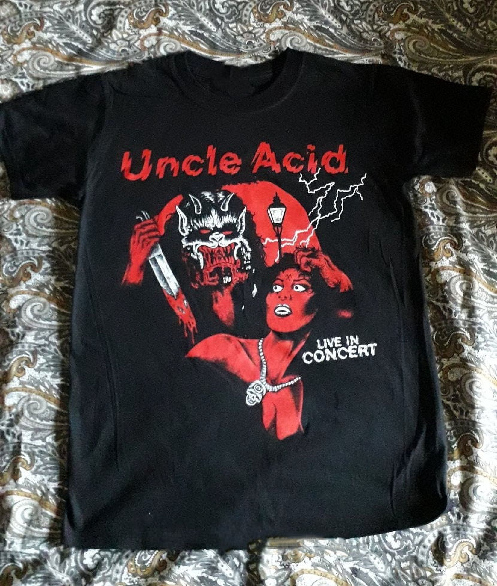 Uncle Acid \u0026 the Deadbeats Gift For Fans Black T-Shirt Cotton JH23 -  Walmart.com
