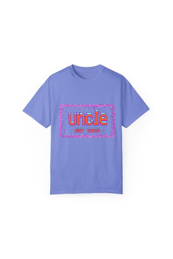 Uncle | Auntie | Auntie Gift Family Reunion | Aunt | Promoted To Uncle | Promoted To Auntie | Baby Announcement Unisex Garment-Dyed T-shirt