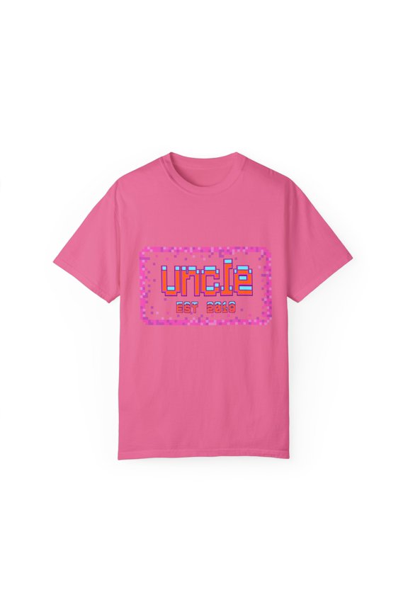 Uncle | Auntie | Auntie Gift Family Reunion | Aunt | Promoted To Uncle | Promoted To Auntie | Baby Announcement Unisex Garment-Dyed T-shirt