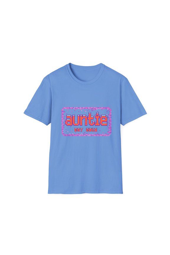 Uncle | Auntie | Auntie Gift Family Reunion | Aunt | Promoted To Uncle | Promoted To Auntie | Baby Announcement Unisex Softstyle T-Shirt