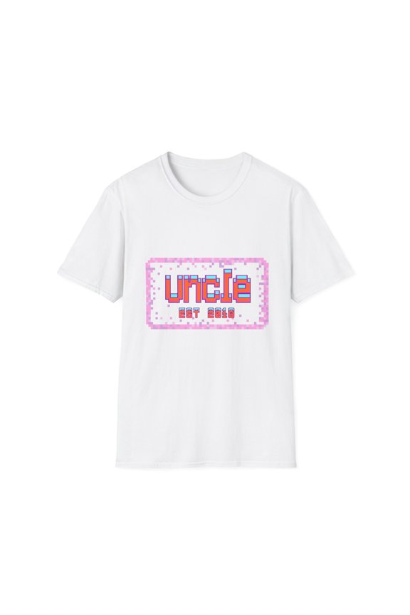Uncle | Auntie | Auntie Gift Family Reunion | Aunt | Promoted To Uncle | Promoted To Auntie | Baby Announcement Unisex Softstyle T-Shirt