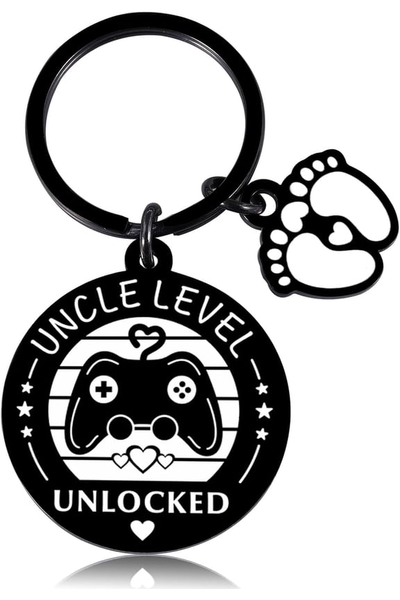 Uncle Baby Announcement Uncle Christmas Gifts Father's Day Gif ts for Uncle Pregnancy Announcement for Uncle Gifts for Uncle Christmas Gifts Uncle Keychain Uncle Announcement Gifts Funny Uncle Gifts