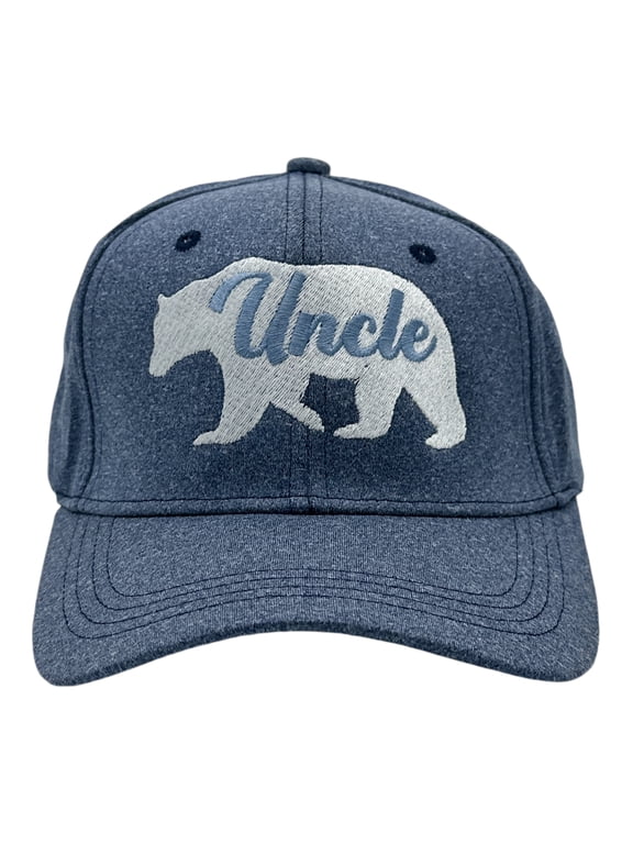 Uncle Bear Hat Funny Sarcastic Graphic Novelty Cap