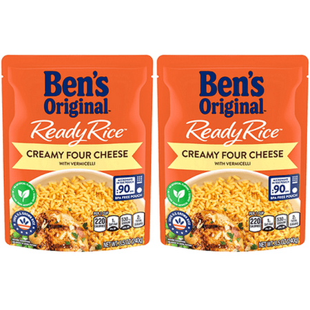 Uncle Ben's Ready Rice Creamy Four Cheese with Vermicelli Rice, 8.5 oz Side Item