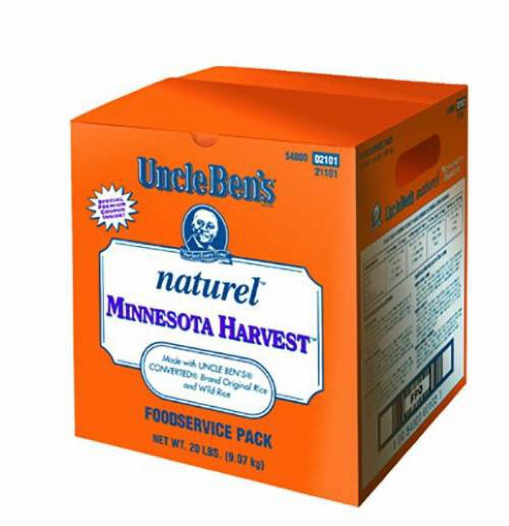 Rice Uncle Bens Natural Minnesota Harvest 20 Pound