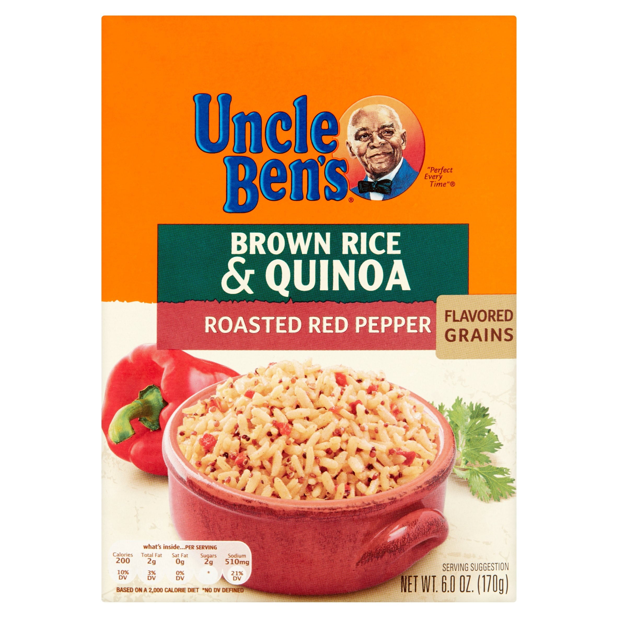 Uncle Ben's Roasted Red Pepper Brown Rice & Quinoa, 6oz