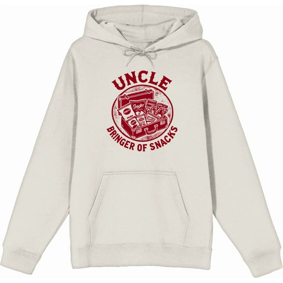 Uncle Bringer Of Snacks Adult Sand Long Sleeve Hoodie-Small