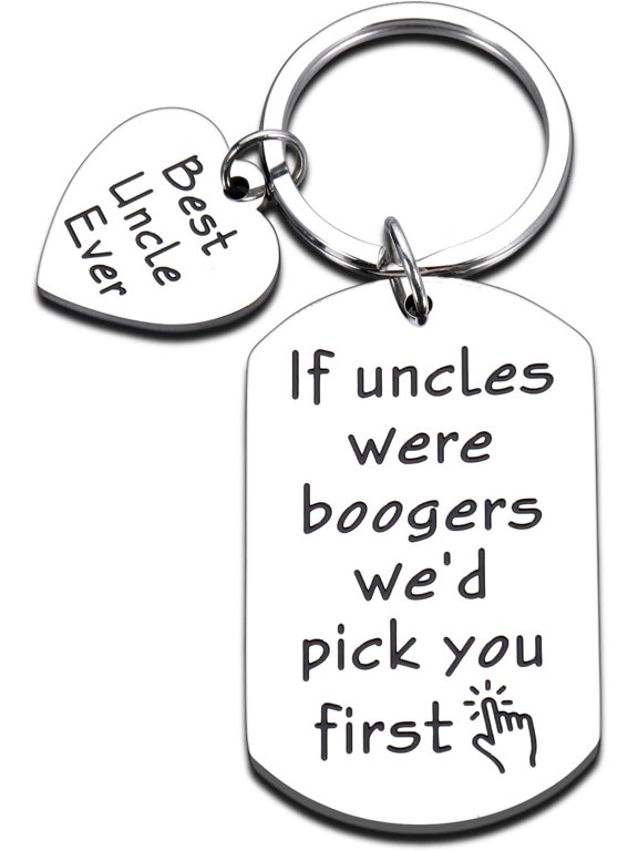 Uncle Christmas for Men Uncle Gifts from Nephew Niece Funny Uncle Keychain Christmas for Uncle Birthday Thanksgiving Wedding Gifts for Uncle Best Uncle Ever Gift for Him Fun Uncle Gifts from Niece