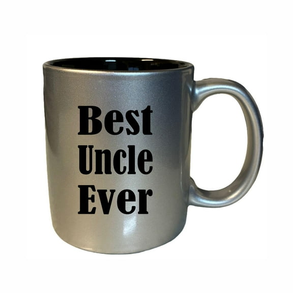 Uncle Coffee Mugs, Best Uncle Ever 11oz Ceramic Coffee Cup Teacup with Handle, Funny Birthday Gifts