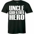 thumbnail image 1 of Uncle Cool Awesome Godfather Hero Short Sleeve Men's Beautiful Gift T-Shirt, 1 of 4