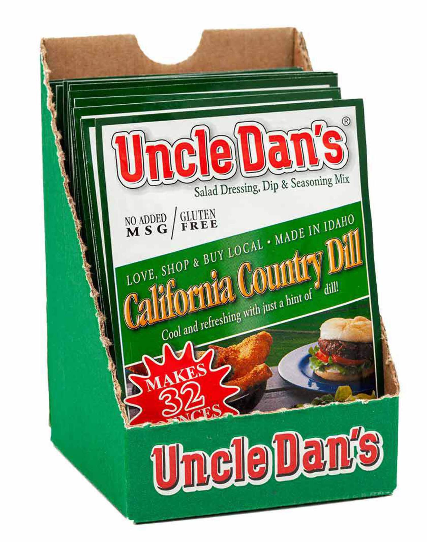 Uncle Dan's California Country Dill Salad Dressing & Mix 12 Count (Pack of 1)