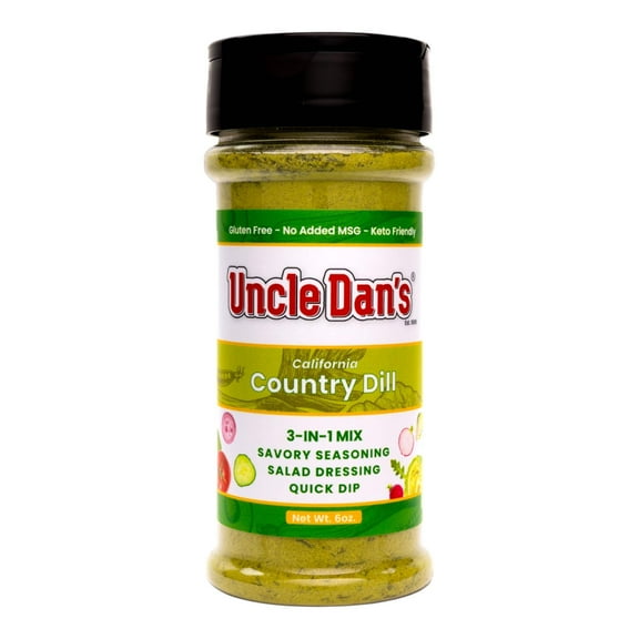 Uncle Dan's California Country Dill Salad Dressing Mix, 6oz