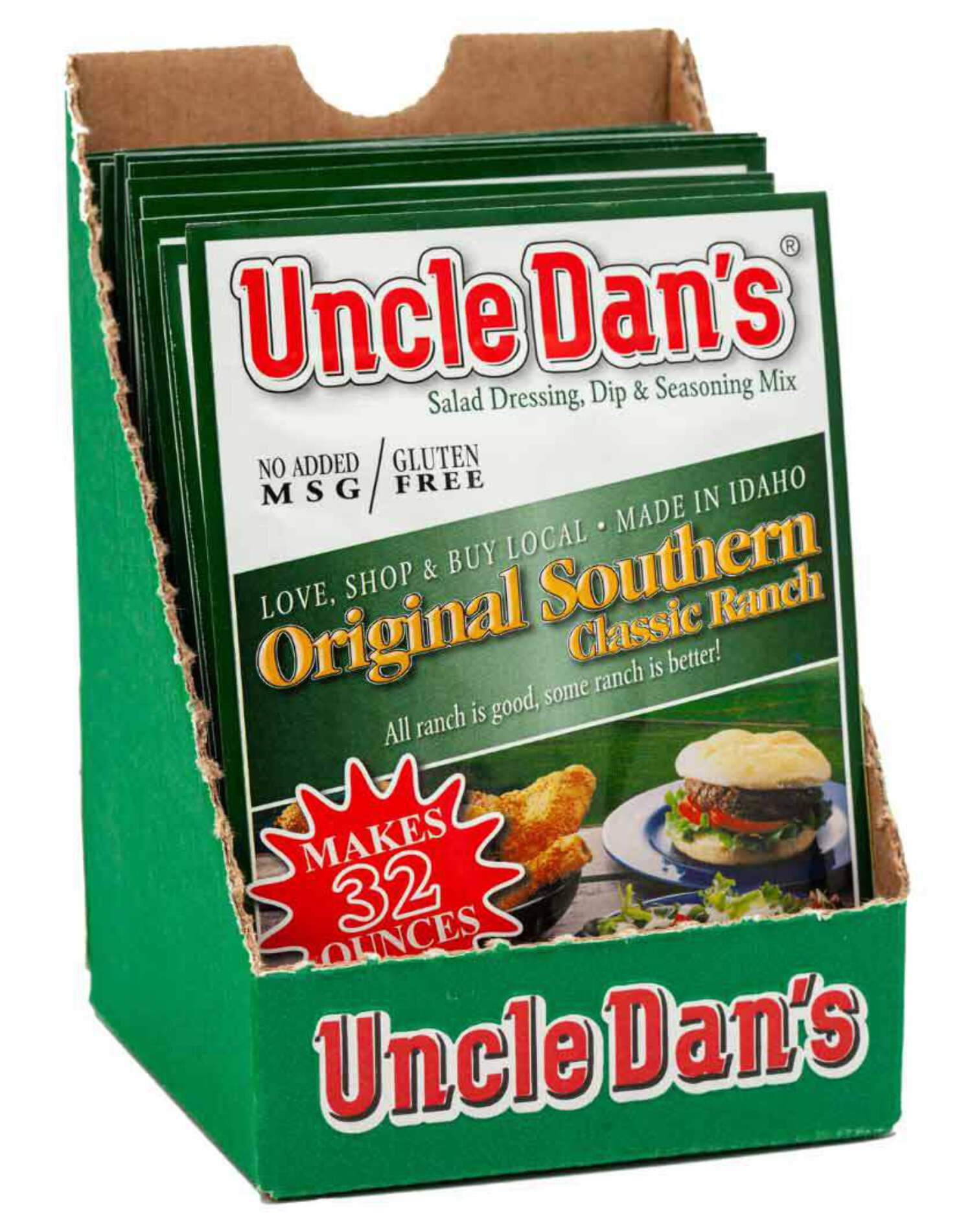 Uncle Dan’s, Original Classic Ranch | Twins Case – 12 Count (Pack of 1)