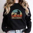 thumbnail image 1 of Uncle Dinosaur Funny Daddy Dad 2 3 4 Kids Unclesaurus Holiday Graphic SW12277 Unisex Sweatshirt, Up to Size 5XL, 1 of 2