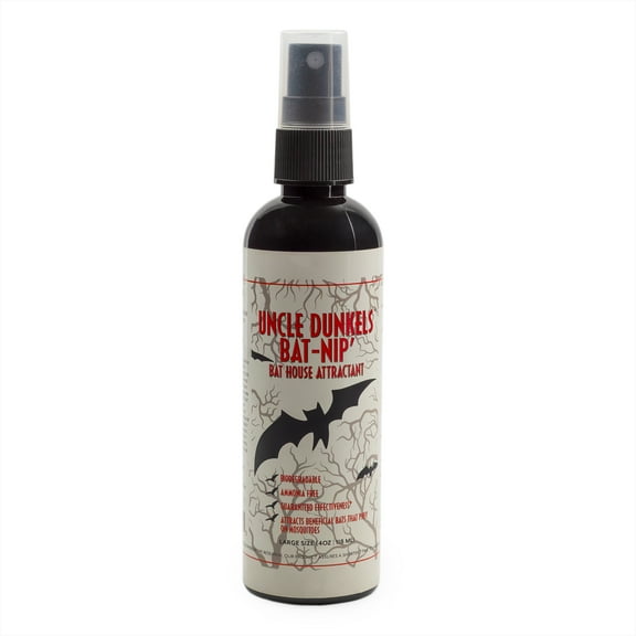 Uncle Dunkels All-Natural Bat-Nip Pheromone Spray; 4 Fluid Ounces Bat House Attractant Spray