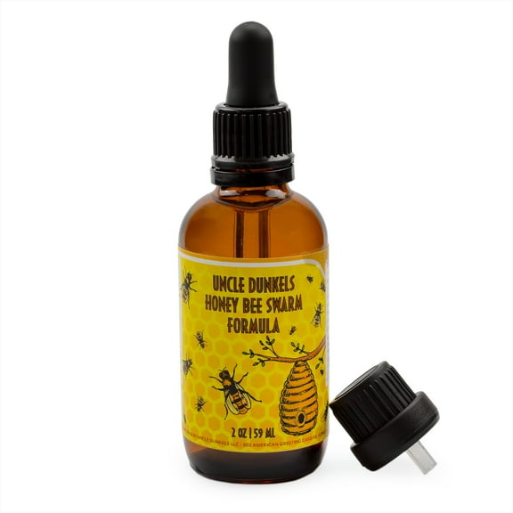 Uncle Dunkels Honey Bee Formula: Naturally Scented Pheromone Blend for Supporting Bee Activity and Pollination, 2oz