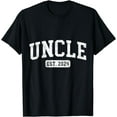 thumbnail image 1 of Uncle Est 2024 Promoted To Uncle Announcement T-Shirt, 1 of 3