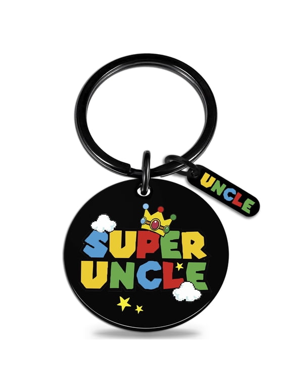 Uncle Gifts From Niece Nephew Fathers Day Happy Birthday Gift For Uncles Cool Super Uncle Key Accessories For Men