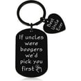 thumbnail image 1 of Uncle Gifts from Nephew Niece Funny Uncle Keychain Christmas Xmas Stocking Stuffers for Uncle Birthday Thanksgiving Xmas Gifts for Uncle Men Best Uncle Ever Gift for Him Fun Uncle Gifts from Niece, 1 of 6