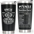 thumbnail image 1 of Uncle Gifts Tumbler, Father''s Day Gifts from Niece Nephew - Best Uncle Ever Gift, Cup Tumblers for Men, #1 Coffee Tumbler, 1 of 6