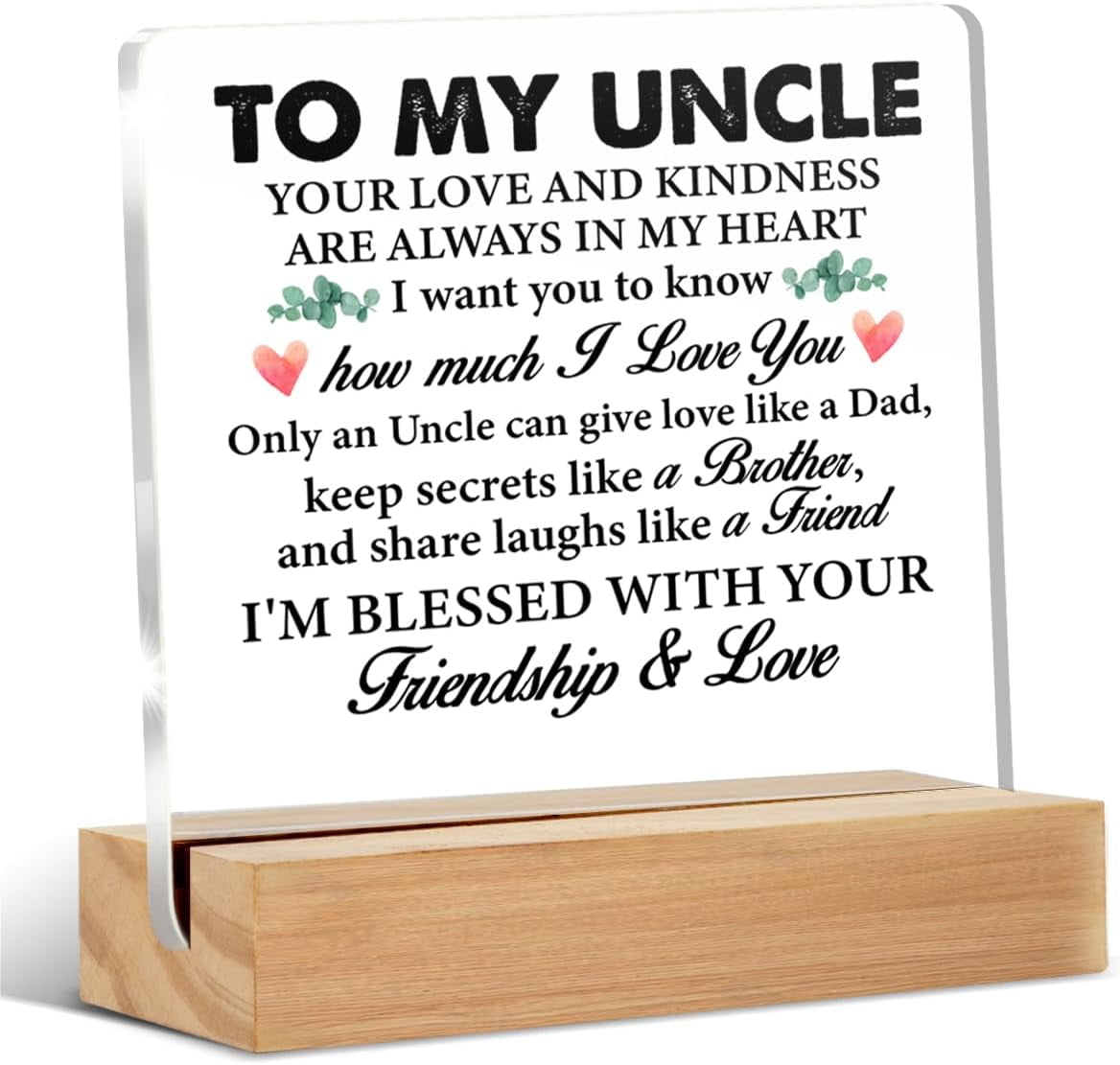 Uncle Presents Uncle Gifts, Uncle Gift From Nephew Niece, Thank You Gifts for Uncle ...