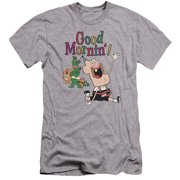 Uncle Grandpa - Good Mornin - Premium Slim Fit Short Sleeve Shirt - Small