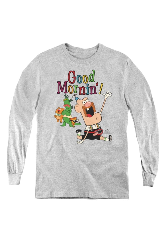 Uncle Grandpa - Good Mornin - Youth Long Sleeve Shirt - Medium