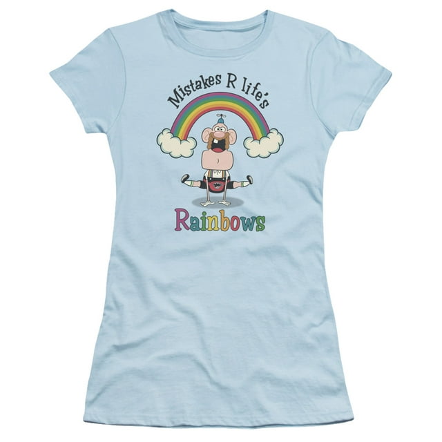Uncle Grandpa - Lifes Rainbows - Juniors Teen Girls Cap Sleeve Shirt - XX-Large