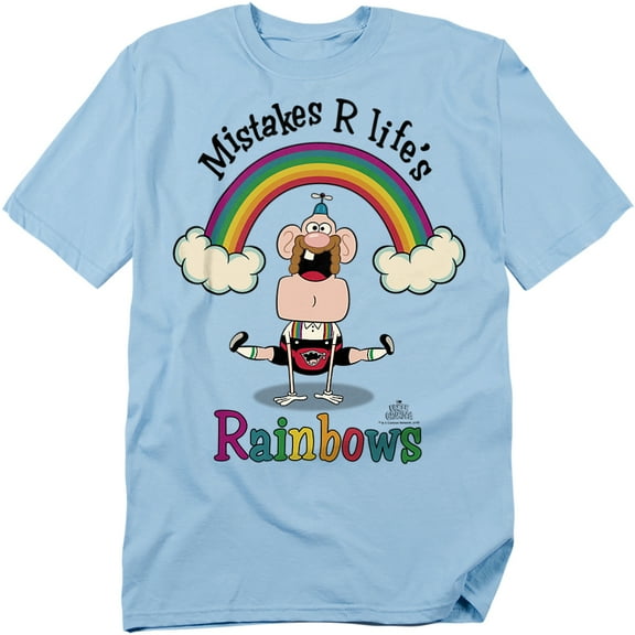 Uncle Grandpa Lifes Rainbows Officially Licensed Adult T-Shirt M