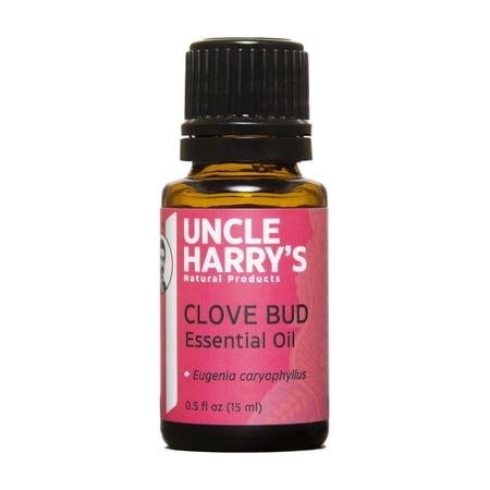 Uncle Harry's Essential Oil - Diffuser Oil for Home Aromatherapy, Scented Soap or Candles, 0.5 fl oz, Clove Bud