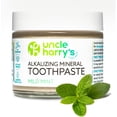 thumbnail image 1 of Uncle Harry's Mild Mint Remineralizing Toothpaste | Natural Whitening Freshens Breath & Promotes Enamel | Vegan Fluoride Free Toothpaste, 3 Oz, 1 of 7