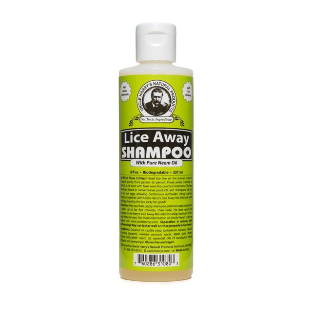 Uncle Harry's Lice Away Shampoo to Effectively Treat Head Lice with