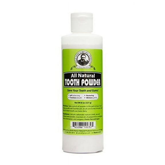 Uncle Harry's Natural Tooth Powder (8 Oz)