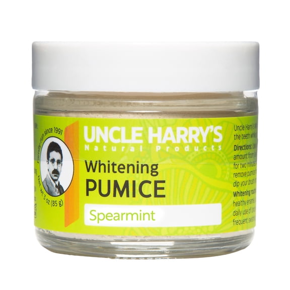 Uncle Harry's Natural Whitening Toothpaste Polish (1.25 Oz Glass Jar)