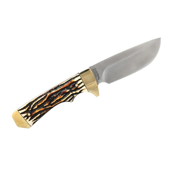 Uncle Henry Fixed Blade 2.8 in Blade Staglon Handle