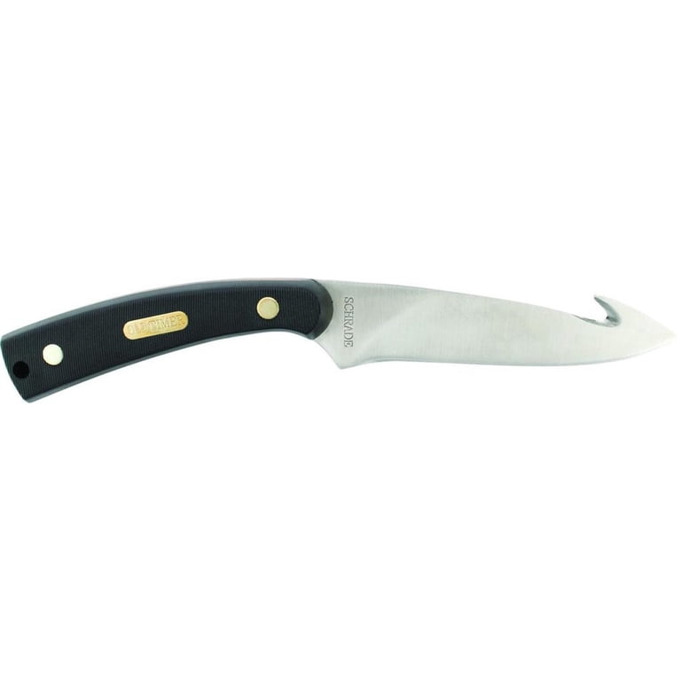 Uncle Henry Old Timer Guthook Skinner Full Tang Fixed Blade Knife
