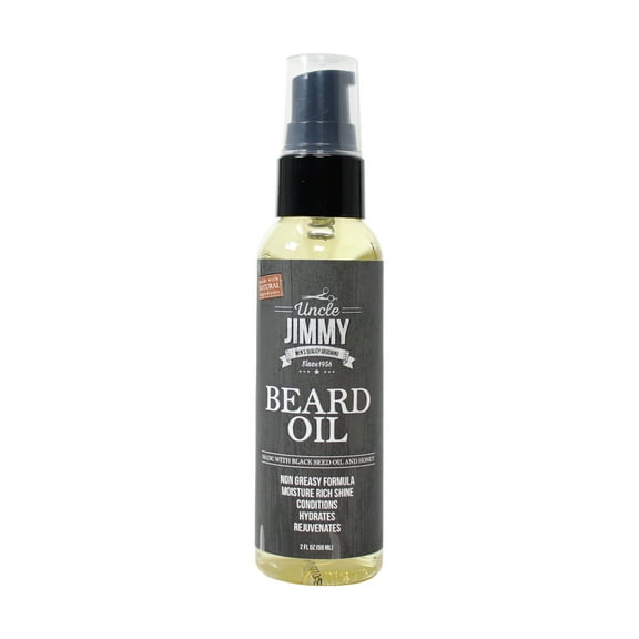 Uncle Jimmy Beard Oil for Mens, Black Seed Oil and Honey Spray, 2 Oz