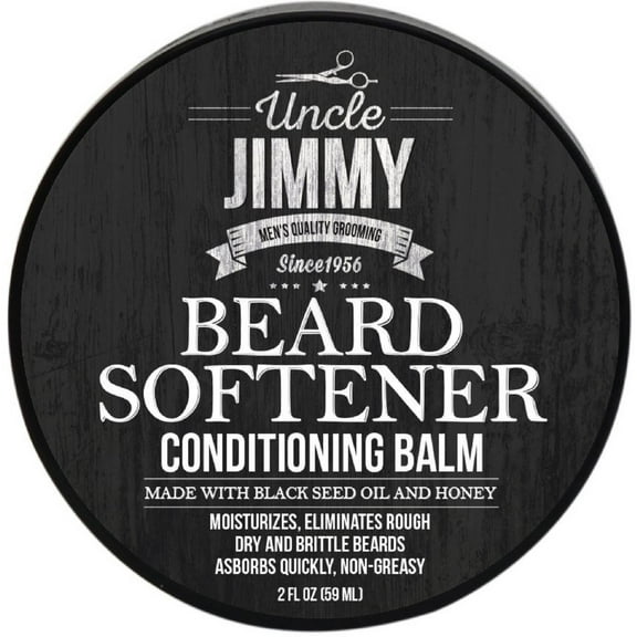 Uncle Jimmy Beard Softener Conditioning Balm 2 oz (Pack of 6)