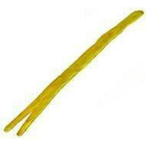Uncle Josh 57-S Y 7" Forked Tail Sea Strip-Yellow 3 Per Jar