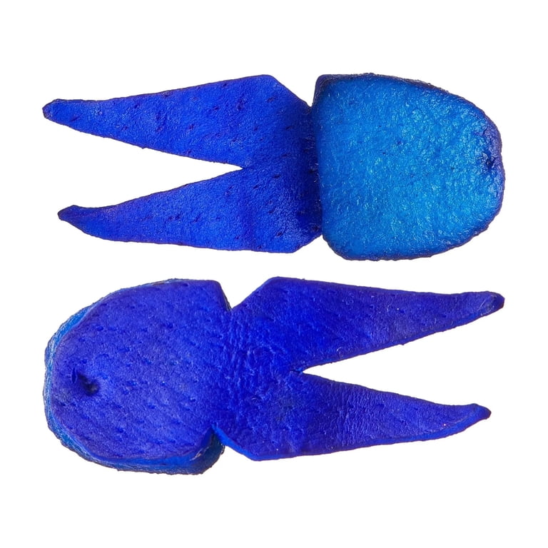 Uncle Josh Pork Frog Bait, Fishing Fish Bites, Blue, 3 Per Jar