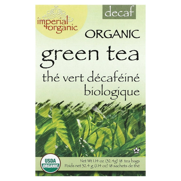Uncle Lee'S Tea Organic Imperial Decaffeinated Green Tea, 18 Bags