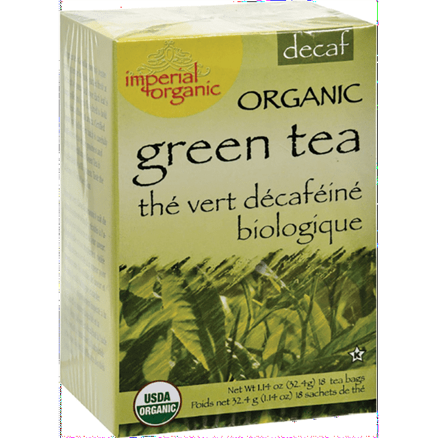 Uncle Lee'S Tea Organic Imperial Decaffeinated Green Tea, 18 Bags