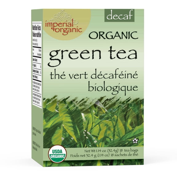 Uncle Lee'S Tea Organic Imperial Decaffeinated Green Tea, 18 Bags