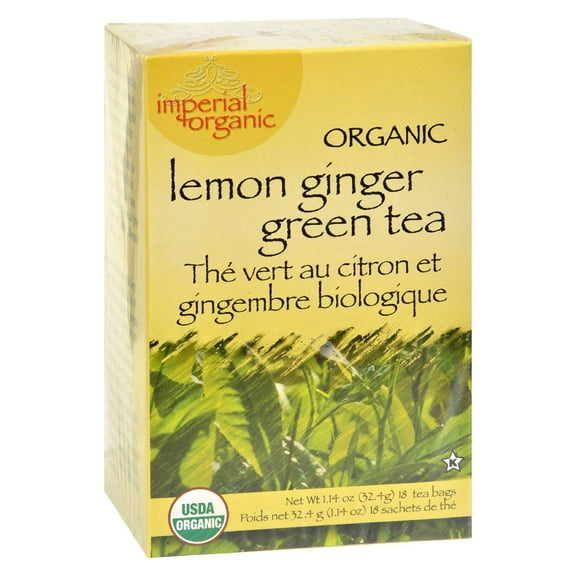 Uncle Lee'S Tea Organic Imperial Lemon Ginger, 18 Bags